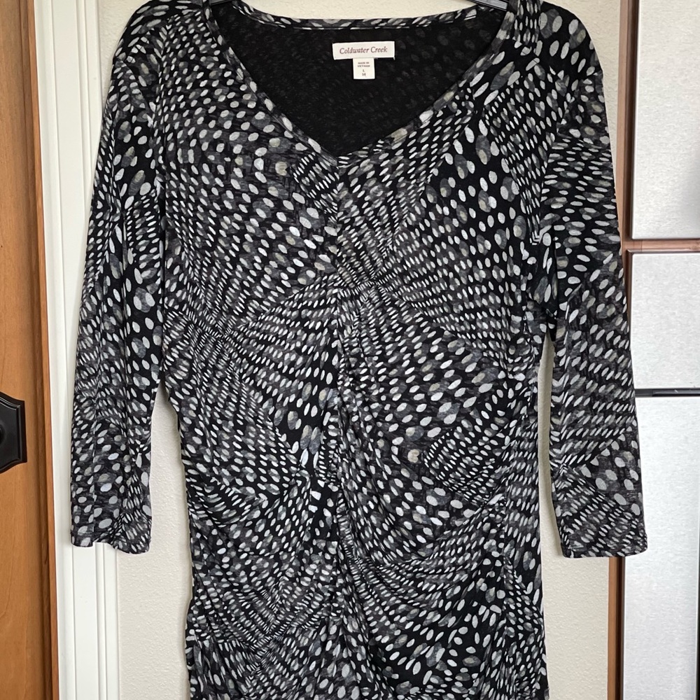 Coldwater Creek 3/4 Length Sleeve Top